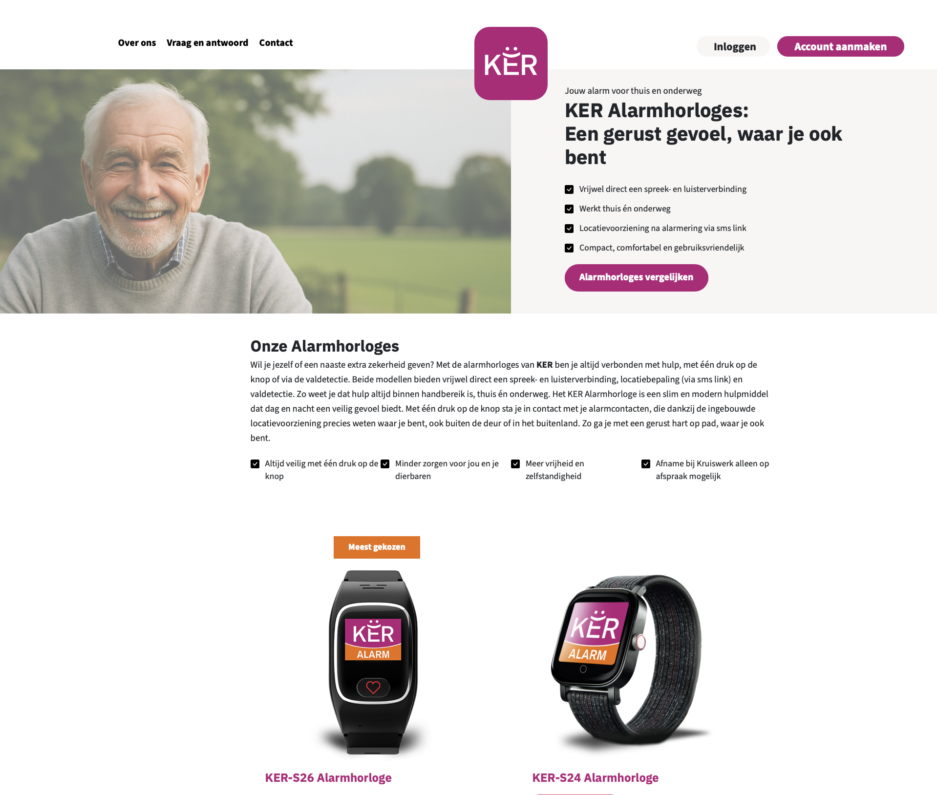 KER Alarm · alarmhorloges