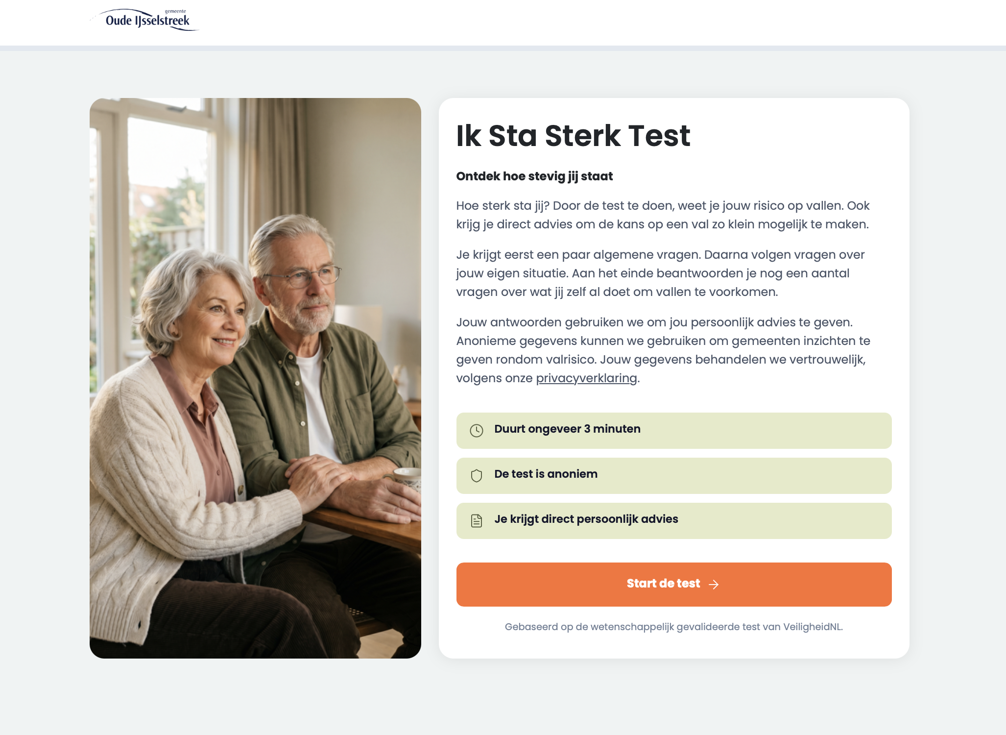 Ik Sta Sterk Test · Valtest Oude IJsselstreek